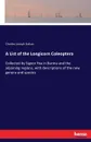 A List of the Longicorn Coleoptera - Charles Joseph Gahan