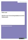 Bericht zum Unterrichtspraktikum im Fach Mathematik - Robert Leuck