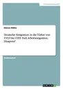 Deutsche Emigration in die Turkei von 1933 bis 1939. Exil, Arbeitsmigration, Diaspora. - Nelson Müller
