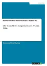 Die Schlacht bei Langensalza am 27. Juni 1866 - Karl-Horst Bichler, Heinz Prochazka, Andreas Ray