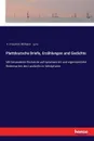 Plattdeutsche Briefe, Erzahlungen und Gedichte - F. Friedrich Wilhelm Lyra