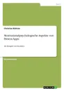 Motivationalpsychologische Aspekte von Fitness Apps - Christian Büttner