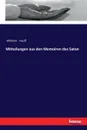 Mitteilungen aus den Memoiren des Satan - Wilhelm Hauff