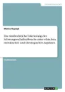 Die strafrechtliche Tolerierung des Schwangerschaftsabbruchs unter ethischen, moralischen und theologischen Aspekten - Marina Kupczyk