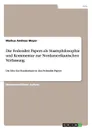 Die Federalist Papers als Staatsphilosophie und Kommentar zur Nordamerikanischen Verfassung - Markus Andreas Mayer