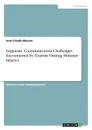 Linguistic Communication Challenges Encountered by Tourists Visiting Musanze District - Jean Claude Musoni