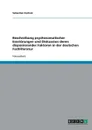 Beschreibung psychosomatischer Essstorungen und Diskussion deren disponierender Faktoren in der deutschen Fachliteratur - Sebastian Herholz