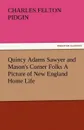 Quincy Adams Sawyer and Mason.s Corner Folks a Picture of New England Home Life - Charles Felton Pidgin