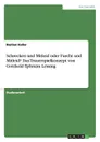 Schrecken und Mitleid oder Furcht und Mitleid. Das Trauerspielkonzept von Gotthold Ephraim Lessing - Bastian Keller