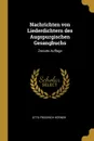 Nachrichten von Liederdichtern des Augspurgischen Gesangbuchs. Zwoote Auflage - Otto Friedrich Hörner