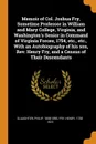 Memoir of Col. Joshua Fry, Sometime Professor in William and Mary College, Virginia, and Washington.s Senior in Command of Virginia Forces, 1754, etc., etc., With an Autobiography of his son, Rev. Henry Fry, and a Census of Their Descendants - Philip Slaughter, Henry Fry