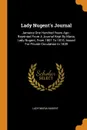 Lady Nugent.s Journal. Jamaica One Hundred Years Ago : Reprinted From A Journal Kept By Maria, Lady Nugent, From 1801 To 1815, Issued For Private Circulation In 1839 - Lady Maria Nugent