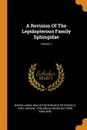 A Revision Of The Lepidopterous Family Sphingidae; Volume 1 - Karl Jordan