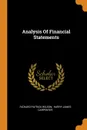 Analysis Of Financial Statements - Richard Patrick Wilson