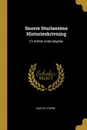 Snorre Sturlassons Historieskrivning. En Kritisk Undersogelse - Gustav Storm