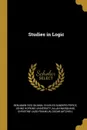 Studies in Logic - Benjamin Ives Gilman, Charles Sanders Peirce