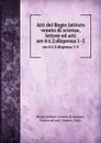 Atti del Regio Istituto veneto di scienze, lettere ed arti. Serie 4. Tom 2. Dispensa 1.5 - Regio Istituto veneto di scienze