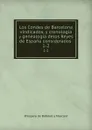 Los Condes de Barcelona vindicados y cronologia y genealogia delos Reyes de Espana. Tomo 1 - Próspero de Bofarull y Mascaró