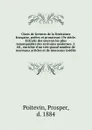 Choix de lectures de la litterature francaise - Prosper Poitevin