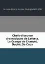 Chefs-d.oeuvre - Antoine de La Fosse