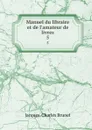 Manuel du libraire et de l.amateur de livres. Tome 5 - Jacques-Charles Brunet