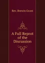 A full reprot of the discussion - Brewin Grant