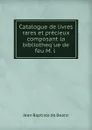 Catalogue de livres rares - Jean Baptiste de Bearzi