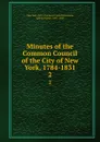 Minutes of the Common Council of the City of New York 1784-1831. Volume 2. April 8 1793 to June 12 1801 - Arthur Everett Peterson