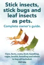 Stick Insects, Stick Bugs and Leaf Insects as Pets. Stick Insects Care, Facts, Costs, Food, Handling, Cages, Health, Breeding and Where to Buy All Inc - Elliott Lang