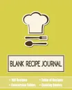 Blank Recipe Journal. 100 Recipe Organizer / Blank Recipe Book With Conversion Tables, Table of Recipes, Quotes and Recipe Template (8 x 10 Inches / Yellow) - Journal Jungle Publishing