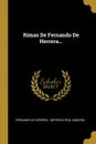 Rimas De Fernando De Herrera... - Fernando de Herrera