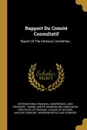 Rapport Du Comite Consultatif. Report Of The Advisory Committee... - International Financial Conference, Froissart Jean