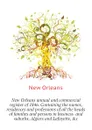 New Orleans annual and commercial register of 1846. Containing the names, residences and professions of all the heads of families and persons in business  and suburbs, Algiers and Lafayette, .c - New Orleans