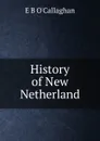 History of New Netherland - E B O'Callaghan
