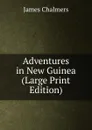 Adventures in New Guinea (Large Print Edition) - James Chalmers