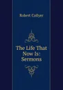 The Life That Now Is: Sermons - Robert Collyer