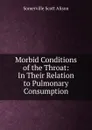 Morbid Conditions of the Throat: In Their Relation to Pulmonary Consumption - Somerville Scott Alison