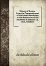 History of Europe: From the Commencement of the French Revolution to the Restoration of the Bourbons in Mdcccxv I.E. 1815, Volume 3 - Archibald Alison