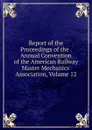 Report of the Proceedings of the . Annual Convention of the American Railway Master Mechanics. Association, Volume 12 - 