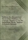 Tableau Des Revolutions Du Systeme Politique De L.europe, Depuis La Fin Du Quinzieme Siecle, Volume 4 (French Edition) - Johann Peter Friedrich Ancillon