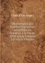 Dictionnaire des familles francaises anciennes ou notables a la fin du XIXe siecle Volume 3 (French Edition) - Chaix d'Est-Ange ]
