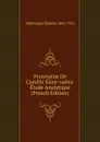 Proserpine De Camille Saint-saens: Etude Analytique (French Edition) - Destranges Étienne 1863-1915