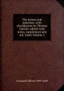 The letters and speeches, with elucidations by Thomas Carlyle: edited with notes, supplement and enl. index Volume 2 - Cromwell Oliver