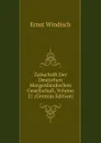 Zeitschrift Der Deutschen Morgenlandischen Gesellschaft, Volume 21 (German Edition) - Ernst Windisch