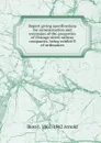 Report giving specifications for reconstruction and extension of the properties of Chicago street railway companies, being exhibit B of ordinances - Bion J. 1861-1942 Arnold