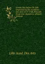 Livrets Des Salons De Lille Organised by the Academie Des Arts 1773-1788, Precedes D.une Intr. Signed L.L (French Edition) - Lille acad. des arts