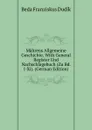 Mahrens Allgemeine Geschichte. With General Register Und Nachschlagebuch (Zu Bd. I-Xi). (German Edition) - Beda Franziskus Dudík