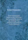 Gesta Berengarii Imperatoris: Beitrage Zur Geschichte Italiens Im Anfange Des Zehnten Jarhunderts (Latin Edition) - Ernst Dümmler