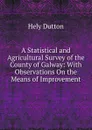 A Statistical and Agricultural Survey of the County of Galway: With Observations On the Means of Improvement - Hely Dutton