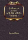 Joshua: A Story of Biblical Life, Volume 1 - Georg Ebers